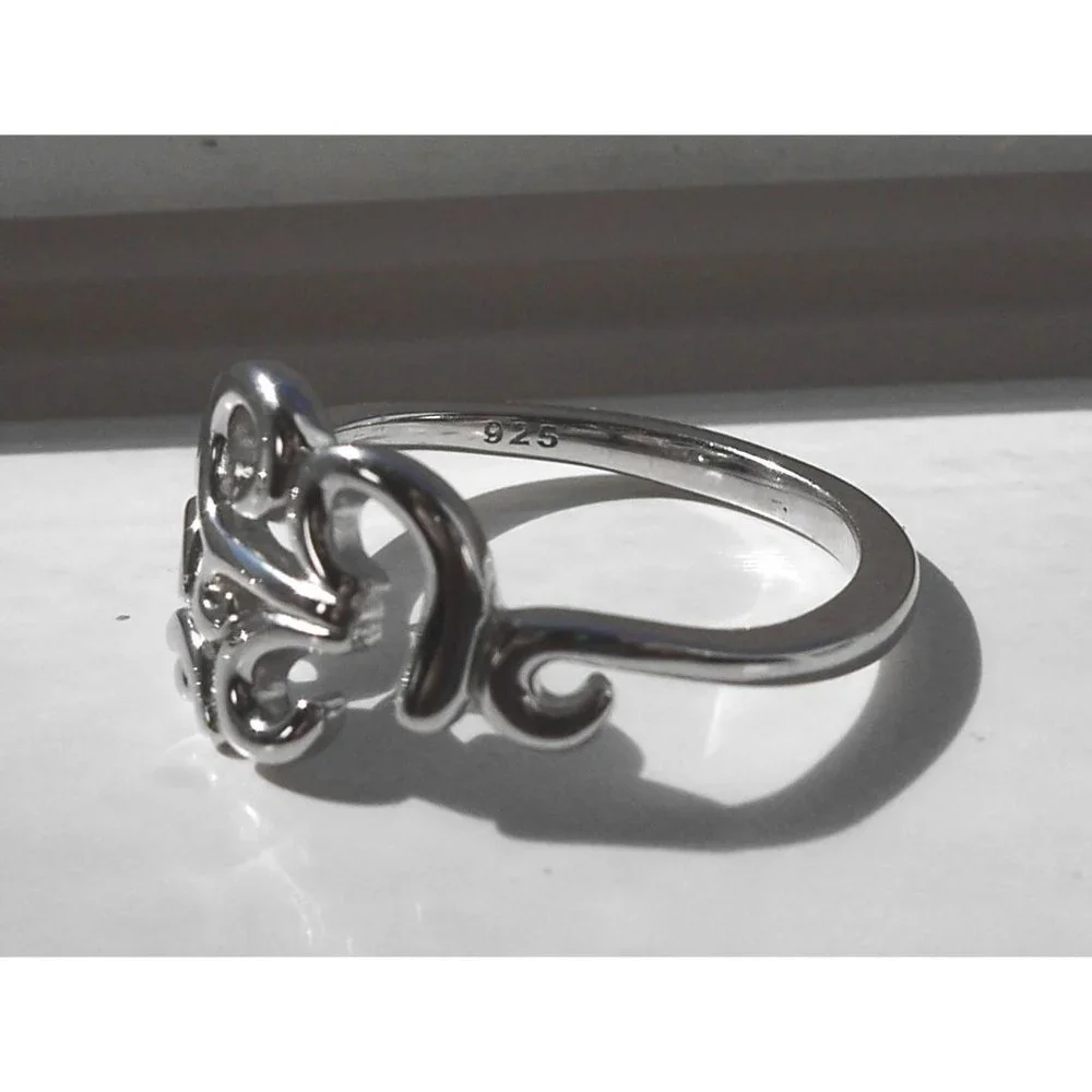 925 STERLING SILVER Om Symbol Ring - Picture 9 of 16